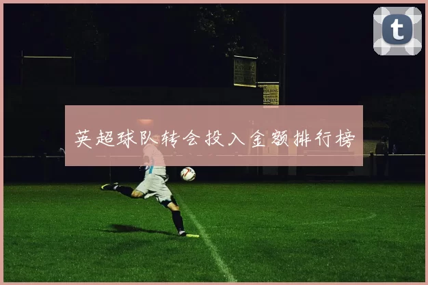 英超球队转会投入金额排行榜