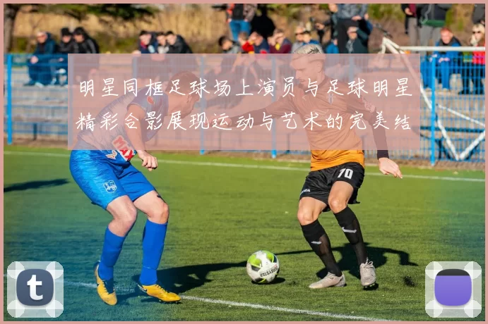 明星同框足球场上演员与足球明星精彩合影展现运动与艺术的完美结合