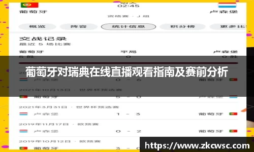 葡萄牙对瑞典在线直播观看指南及赛前分析